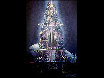 Монументальная . Эскиз монумента Энергия